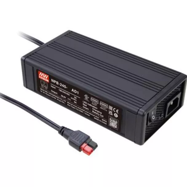 MEAN WELL NPB-240-24AD1 Battery Charger for 24V Lithium-Ion Batteries